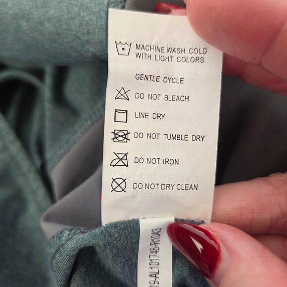 Zero Restriction Full Zip Golf Jacket Mens Size L Gray Green Stretch Technical - Picture 10 of 10